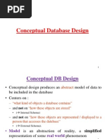 Conceptual Database Design