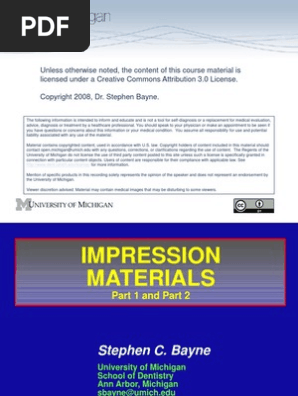 Impression Materials PPT