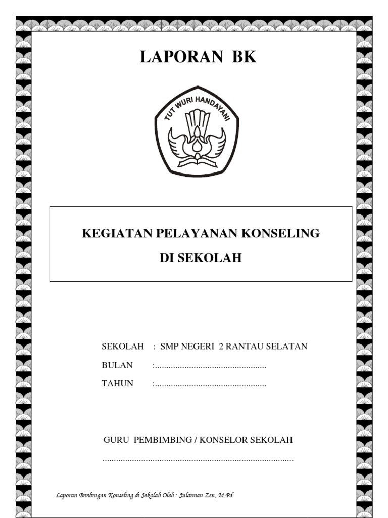 37+ Contoh laporan bimbingan konseling anak usia dini info