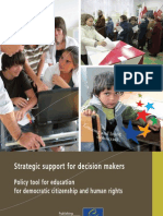 Strategic Support For Decision Makers: Policy Tool For Education For Democratic Citizenship and Human Rights