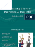Differentiating Effects of Depression and Dementia 