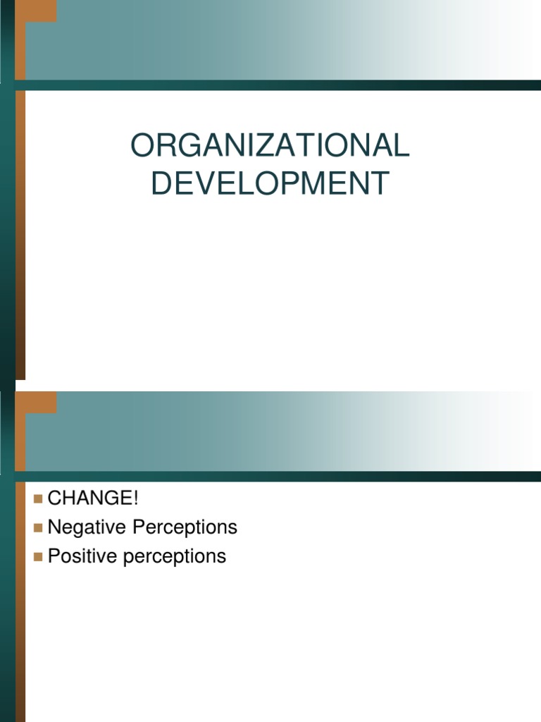 Understanding Organizational Development | PDF | Organization ...