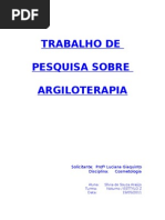 59042833 Argiloterapia Trabalho de Pesquisa