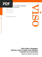 Entre Kafka e Heidegger
