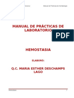 Manual de Practicas de Hemostasia