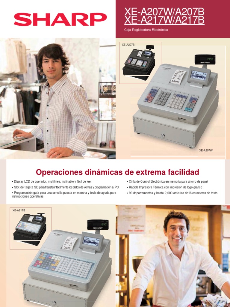Sharp Xe a217 | Impresora (Computación) | Seguro digital