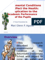  ENVIRONMENTAL CONDITIONS OF BALUMBATO ELEMENTARY SCHOOL ANDTHEIR PERCEIVED EFFECTS ON  THE HEALTH   OF THE PUPILS  