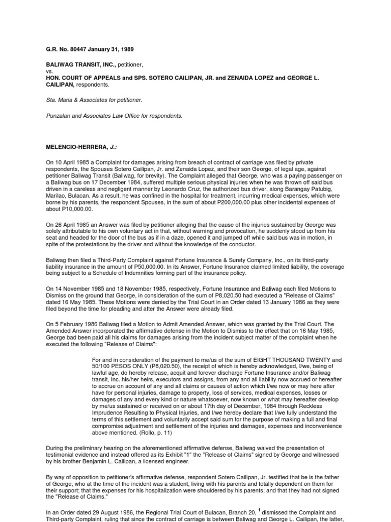 Transpo Case | PDF