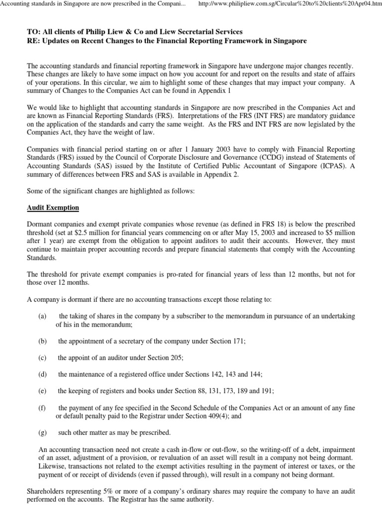 Audit Exemption Audit Privately Held Company Free 30day Trial Scribd