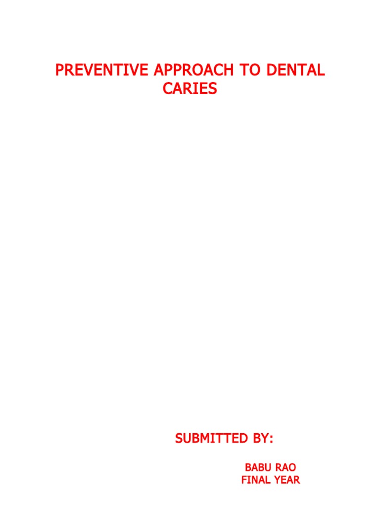 Infant Oral Health Care Babu | PDF | Oral Hygiene | Dentistry