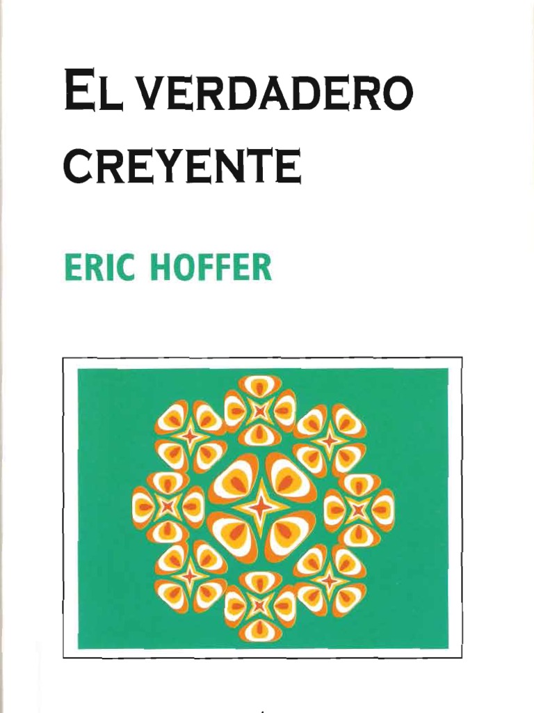 El Verdadero Creyente Eric Hoffer Pdf