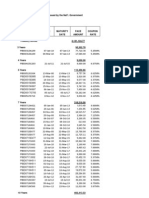 PHP BVAL Rates for Government Securities | PDF | Fixed Income | Bond Market