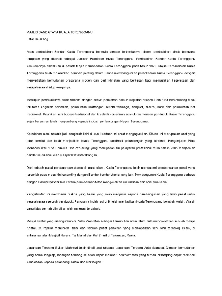 latar belakang negeri terengganu