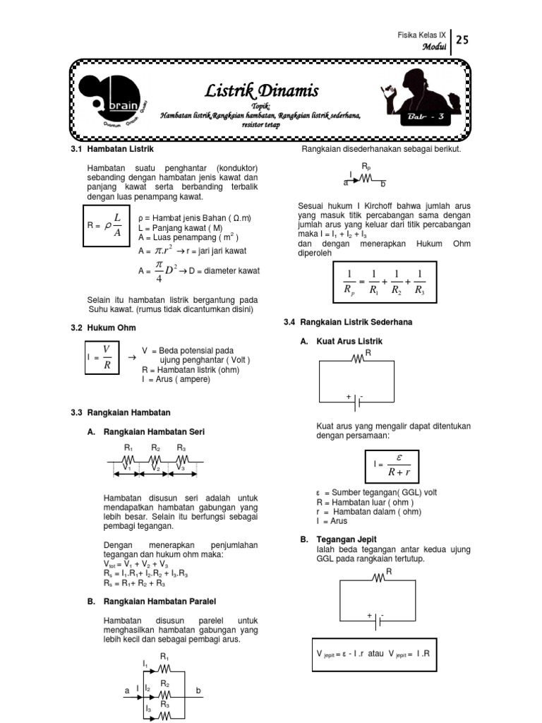 Soal Dinamis Statis Kelas 9