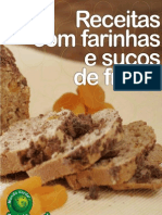 farinha e suco frutas