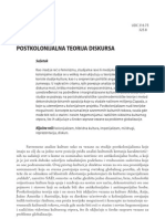 2 Prof. DR Jelena Đorđević Postkolonijalna Teorija Diskursa