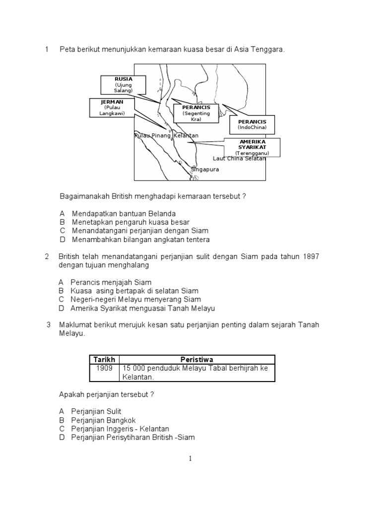 Soalan Sejarah Tingkatan 2 (3)