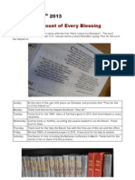 Besom Hymnspiration Prayer Letter