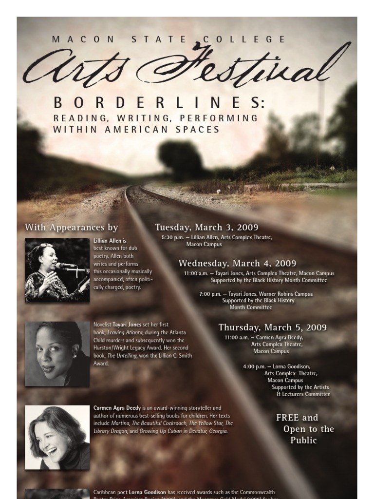 Macon State College Arts Festival Events | PDF | Poetry