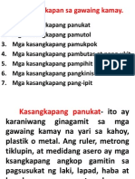 Mga Kasangkapan Sa Gawaing Kamay