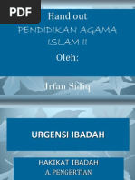 Download P Point Urgensi Ibadah by Irfan Ipk SN119294088 doc pdf