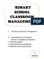 Primary School Classroom Management