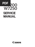 Download Canon W7200 W7250 Service Manual by Boris  Borian SN119294424 doc pdf