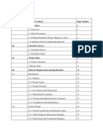 List of Contents: Serial Number Table of Content Page Number 01 1