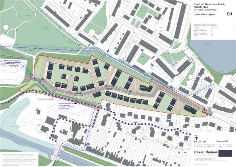 010-158-233236 Planning Statement Appendix 3 Indicative Layout DRG 4C | PDF