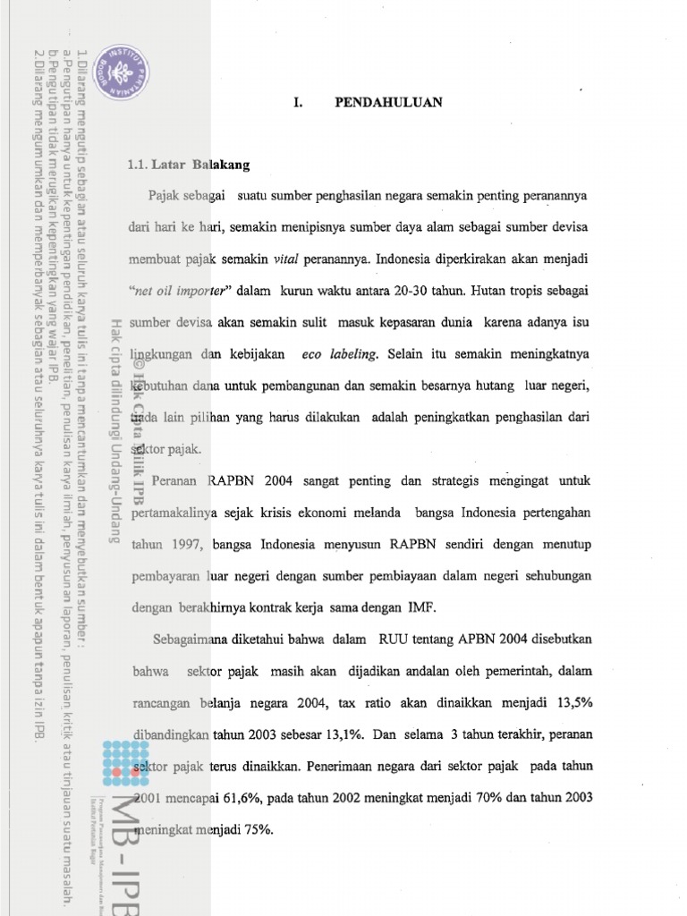Contoh Makalah Pajak