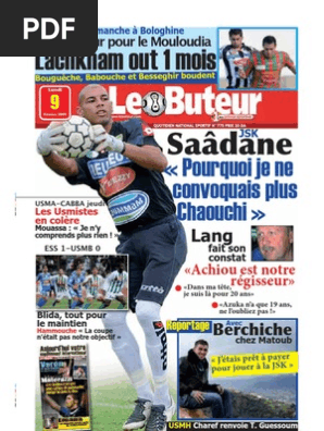 Le Buteur Pdf Du 09 02 2009 Equipe De Football Football