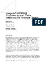 consumer preference implicit