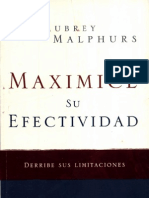 Aubrey Malphurs Maximice Su Efectividad