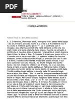 Sant'Agostino - Contro Adimanto (ITA)