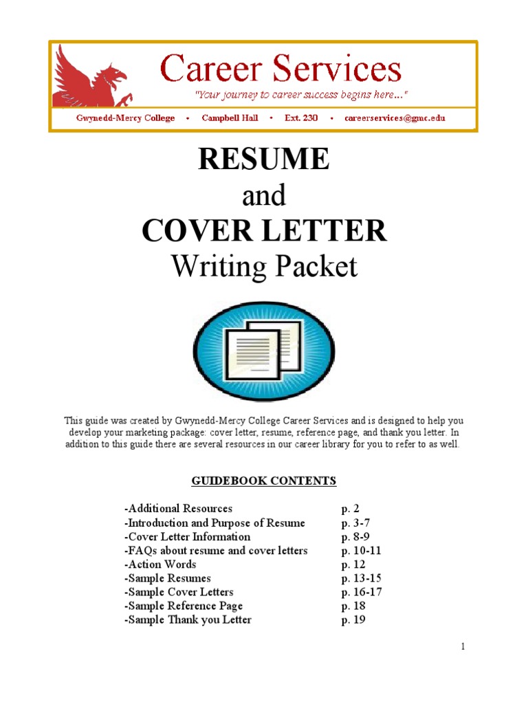 Resume and Cover Letter Writing Guide | PDF | Résumé | Internship