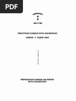 Download PERDA No 3 Tahun 2008 Tentang PDAM Kota Balikpapan by pdambpp SN11932407 doc pdf