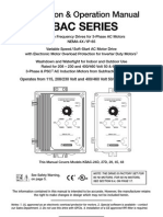 KBAC AC Drive Series Manual