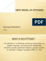 Tri - Component Model of Attitudes