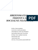 Hrestomatija Tekstova Socijalne Filozofija