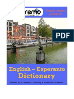 Parleremo English-Esperanto Esperanto-English Dictionary 1ed