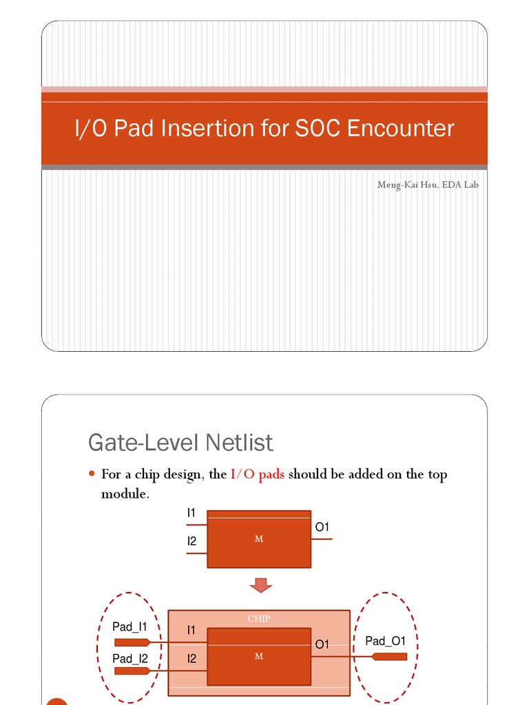IO Pad Insertion | PDF | Digital Technology | Electrical Engineering