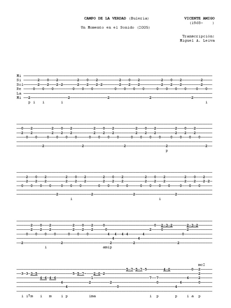 Tablatura de 