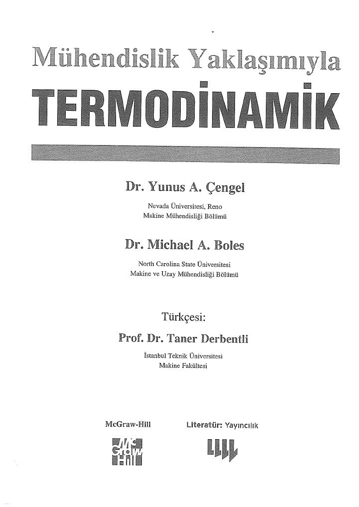 Yunus cengel Termodinamik cozumleri