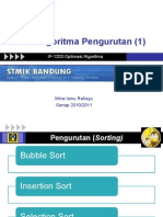 Algoritma Pengurutan