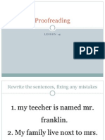 Proofreading 3