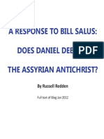 A Response To Bill Salus: "Does Daniel Debunk The Assyrian Antichrist?"