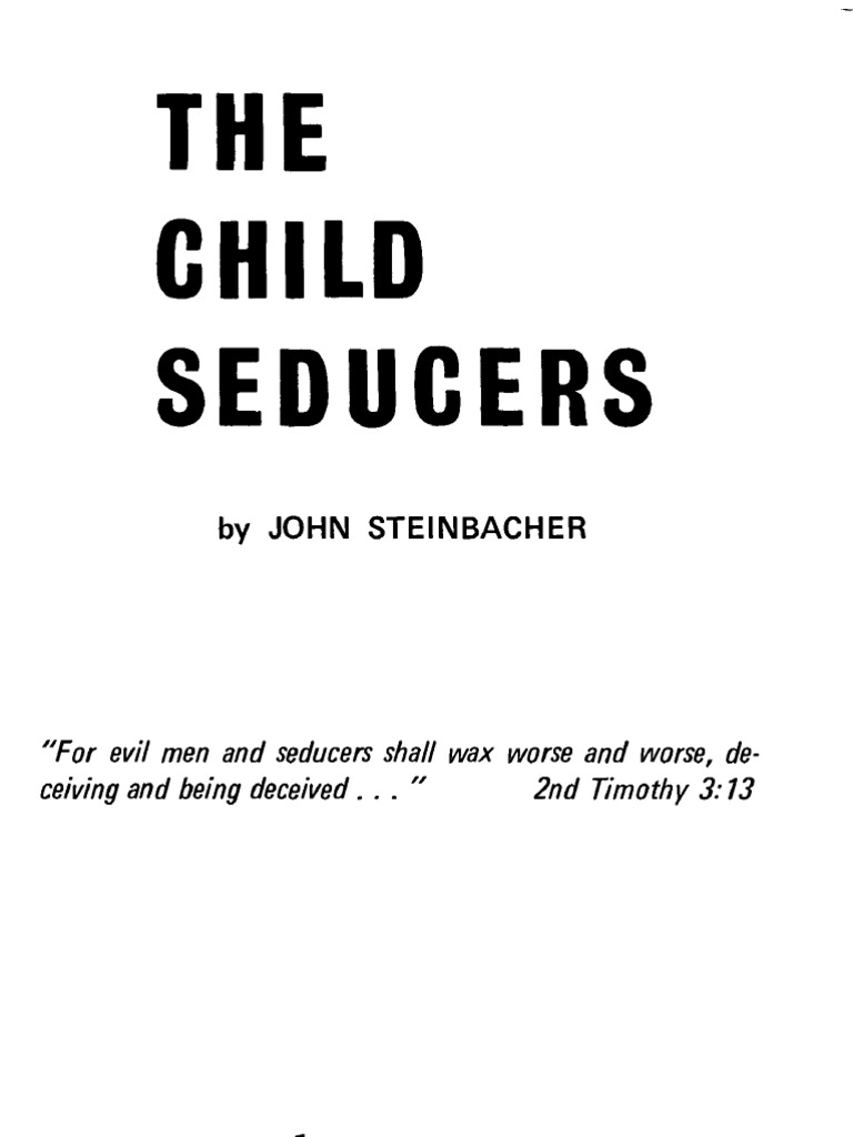 The Child Seducers PDF Humanism Sex Education pic