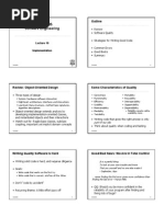 Csci 435/535 Software Engineering: Outline