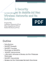 Routing & Security Challenges in Mobile Ad Hoc