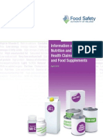 Nutrition Health Claims Food Supplements Final Bookmarked for Web